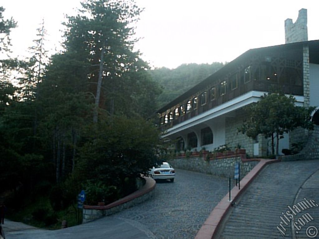 View of Termal-Gokcedere Village in Yalova city of Turkey.
